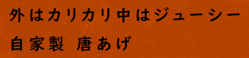 外はカリカリ中はジューシーな唐揚げと手羽先